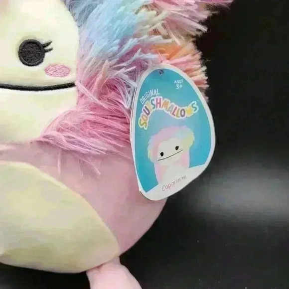 Squishmallows Caparinne RARE the Pink Rainbow Bigfoot NWT Multicolor - Picture 2 of 7